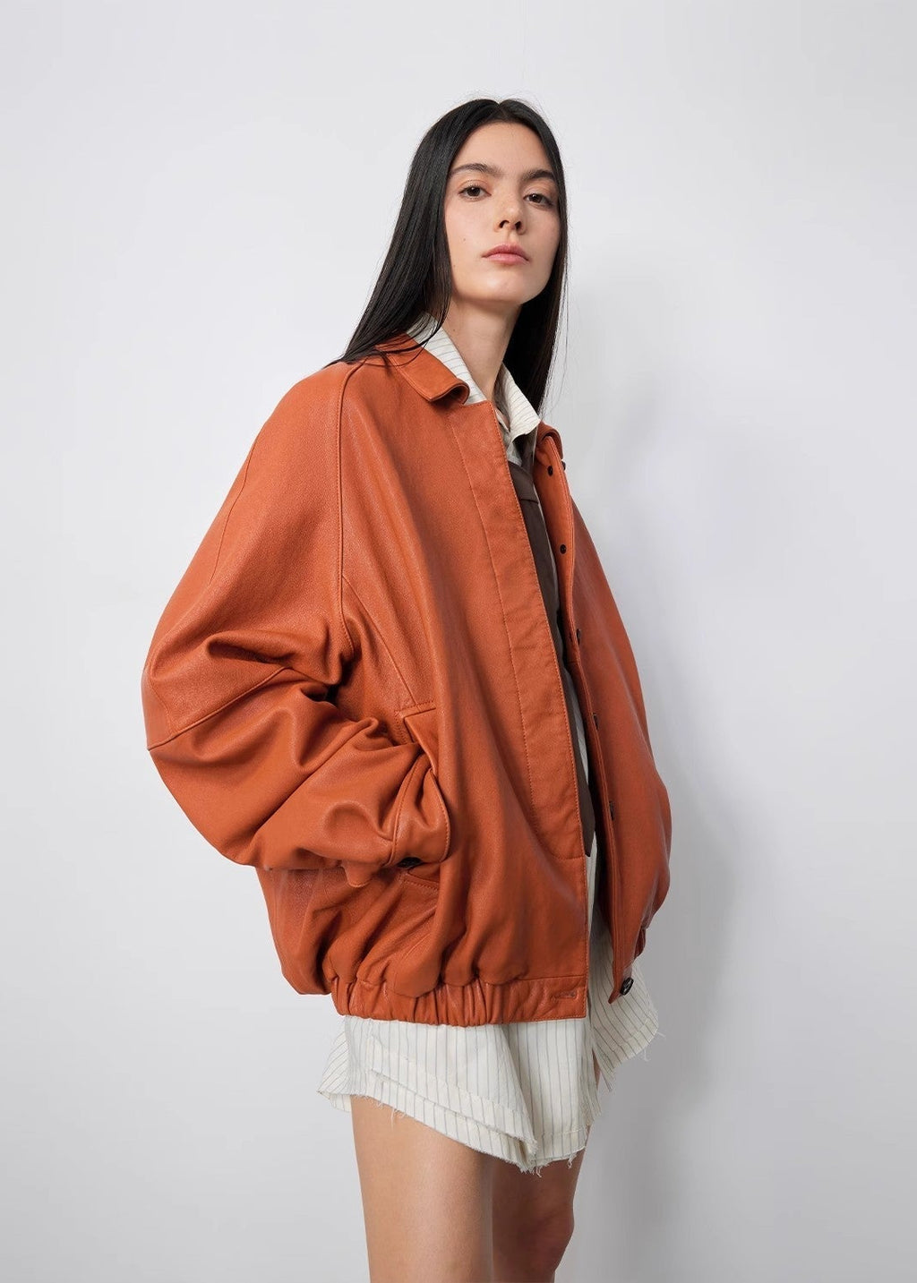 "Sydney Reincarnation" Heavy Wash Waxed Jacket Genuine Leather Outerwear-1