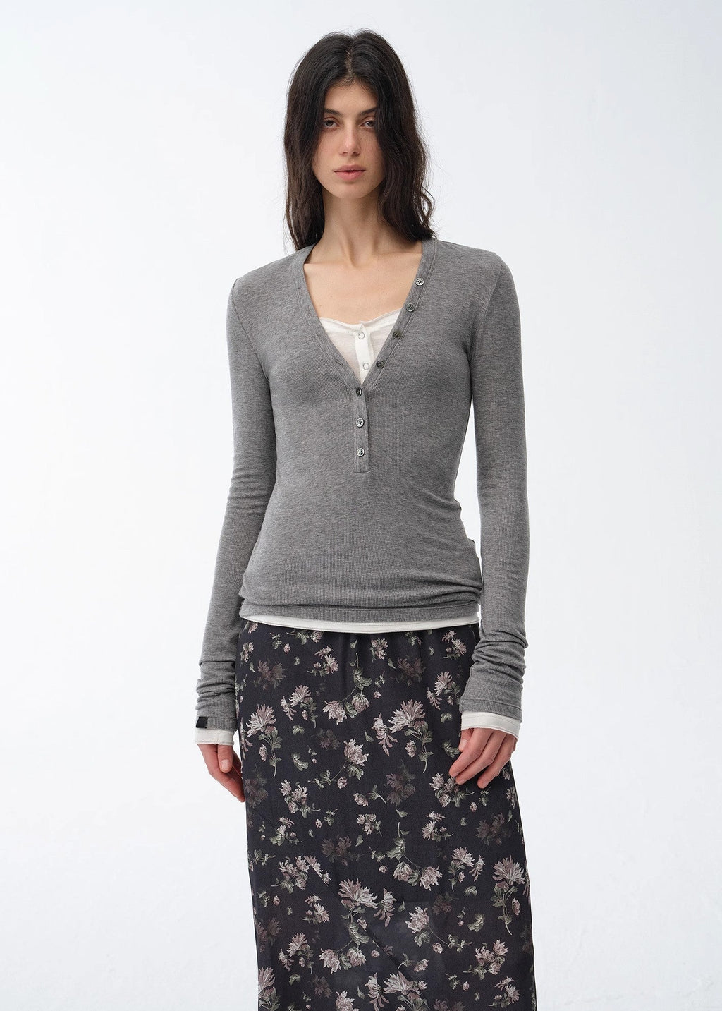 "Pure Fashion" Slim Fit Tencel Wool Sweater-0