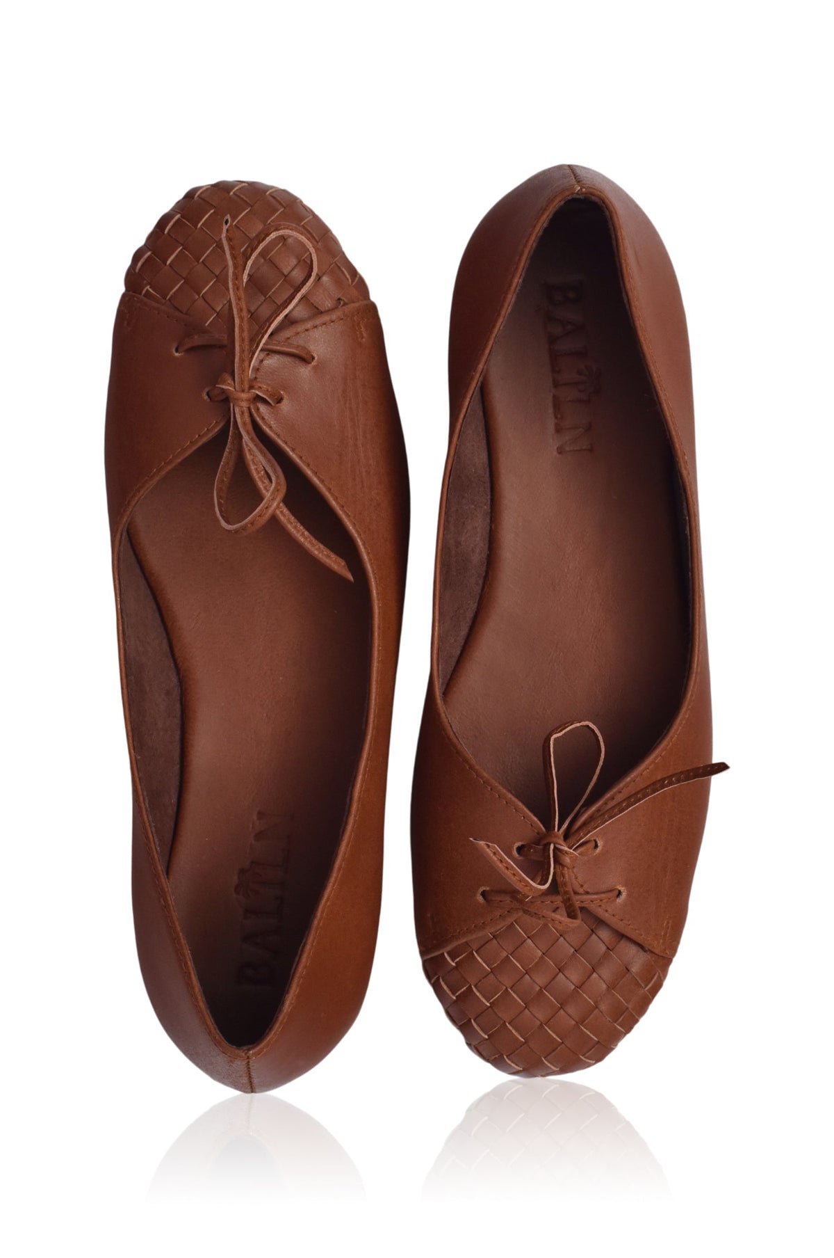 Alexandra Woven Leather Flats-4