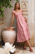 Augusta  Midi Linen Dress-0