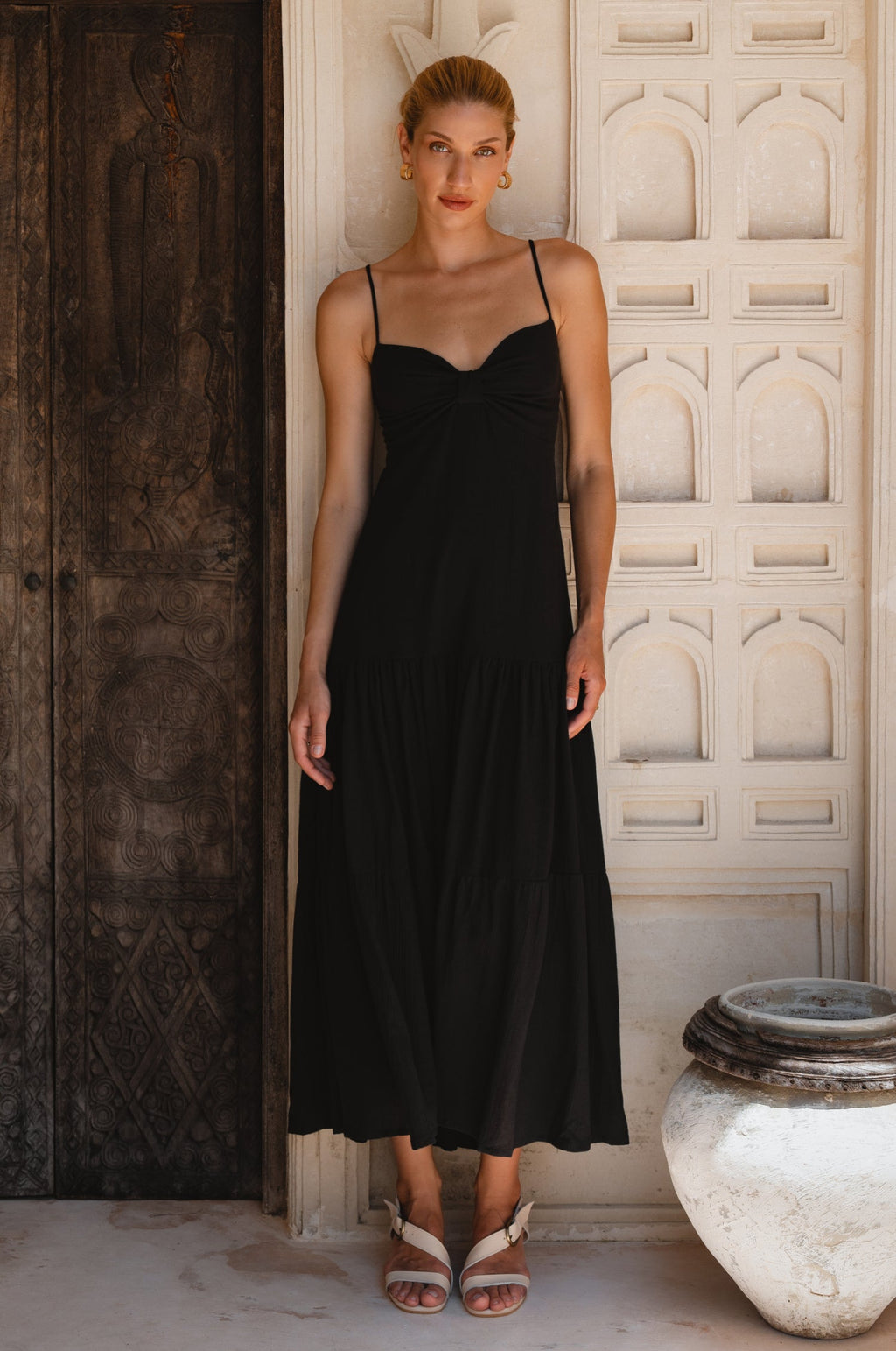 Aurelia Linen Maxi Dress-1