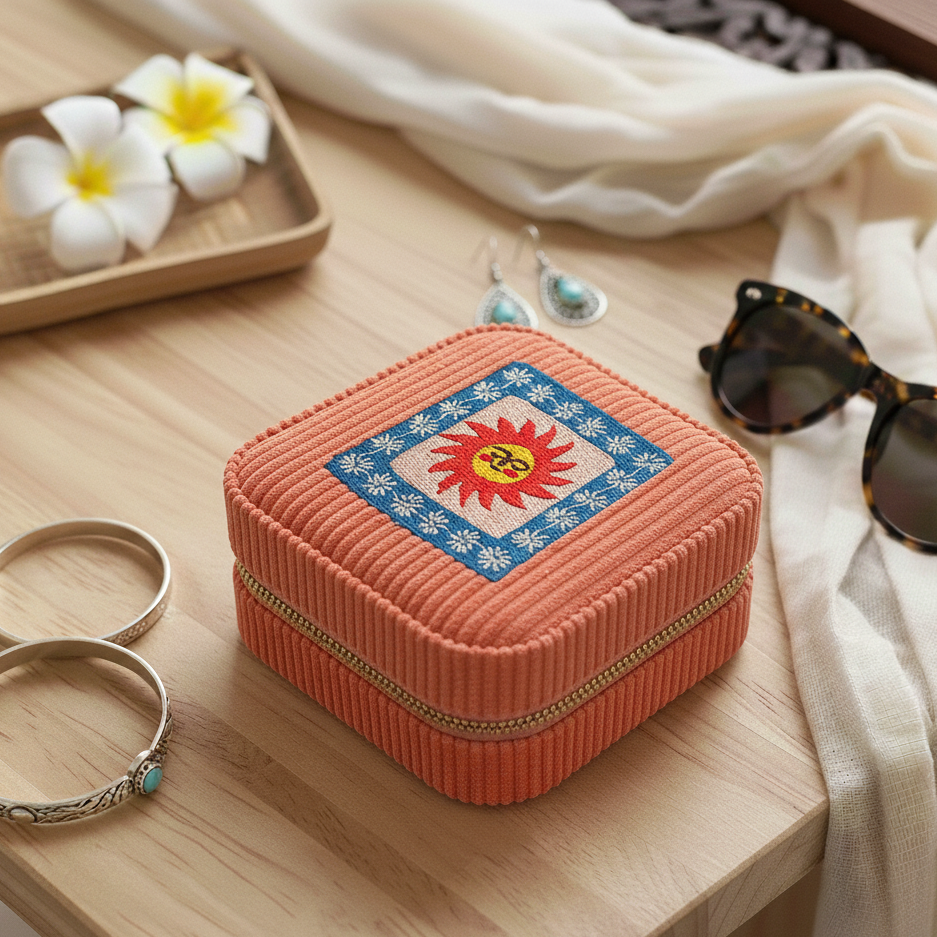 Orange Sun Jewellery Box-2