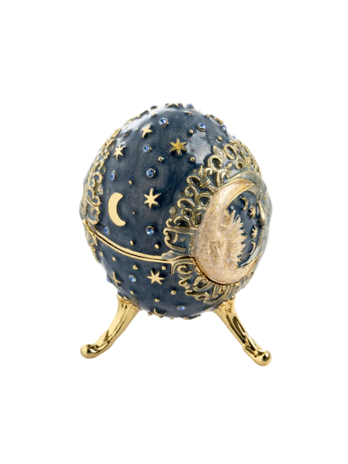 Celestial Sun and Moon Egg Trinket Box-3