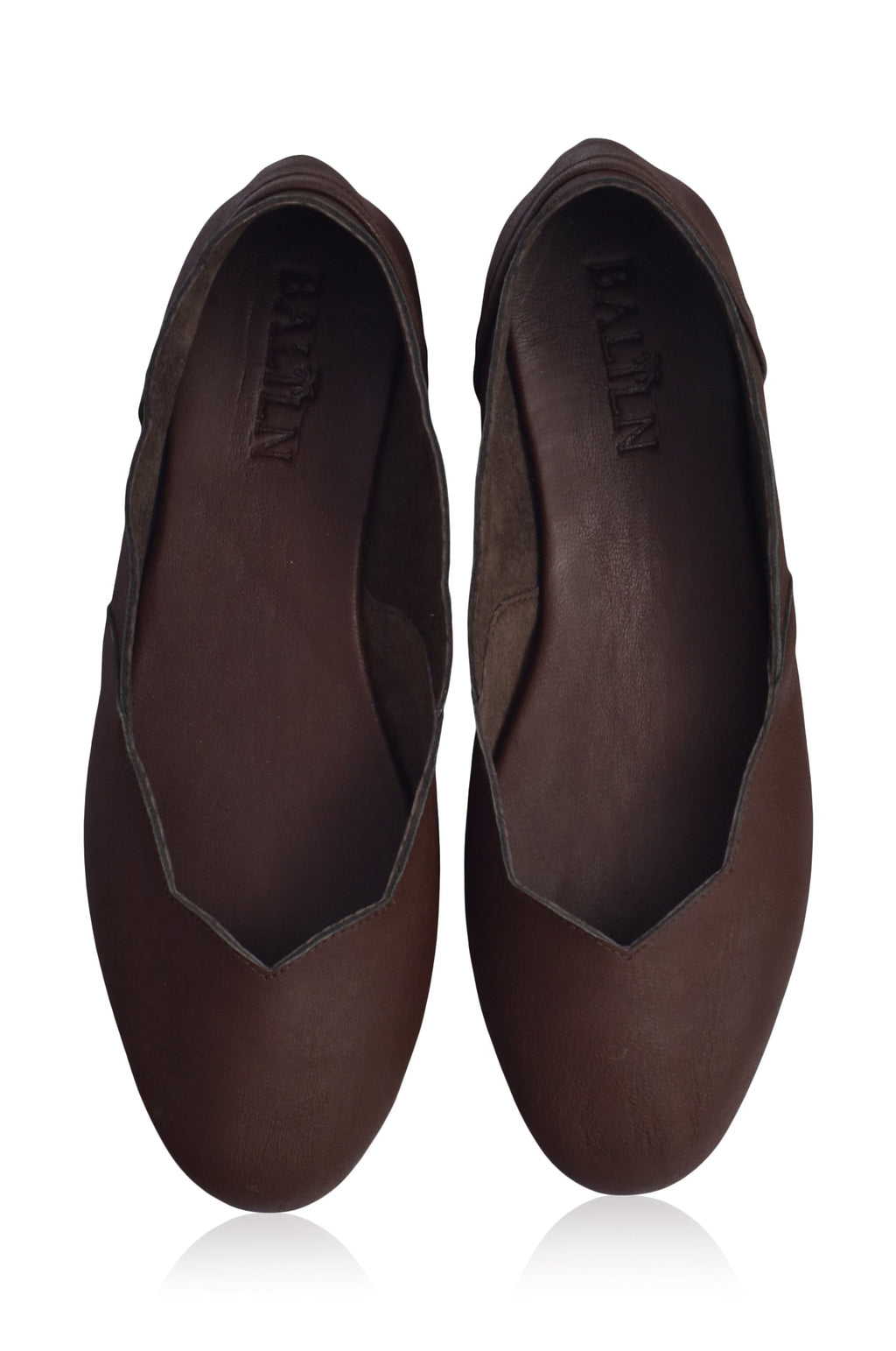 Milan Leather Ballet Flats-1