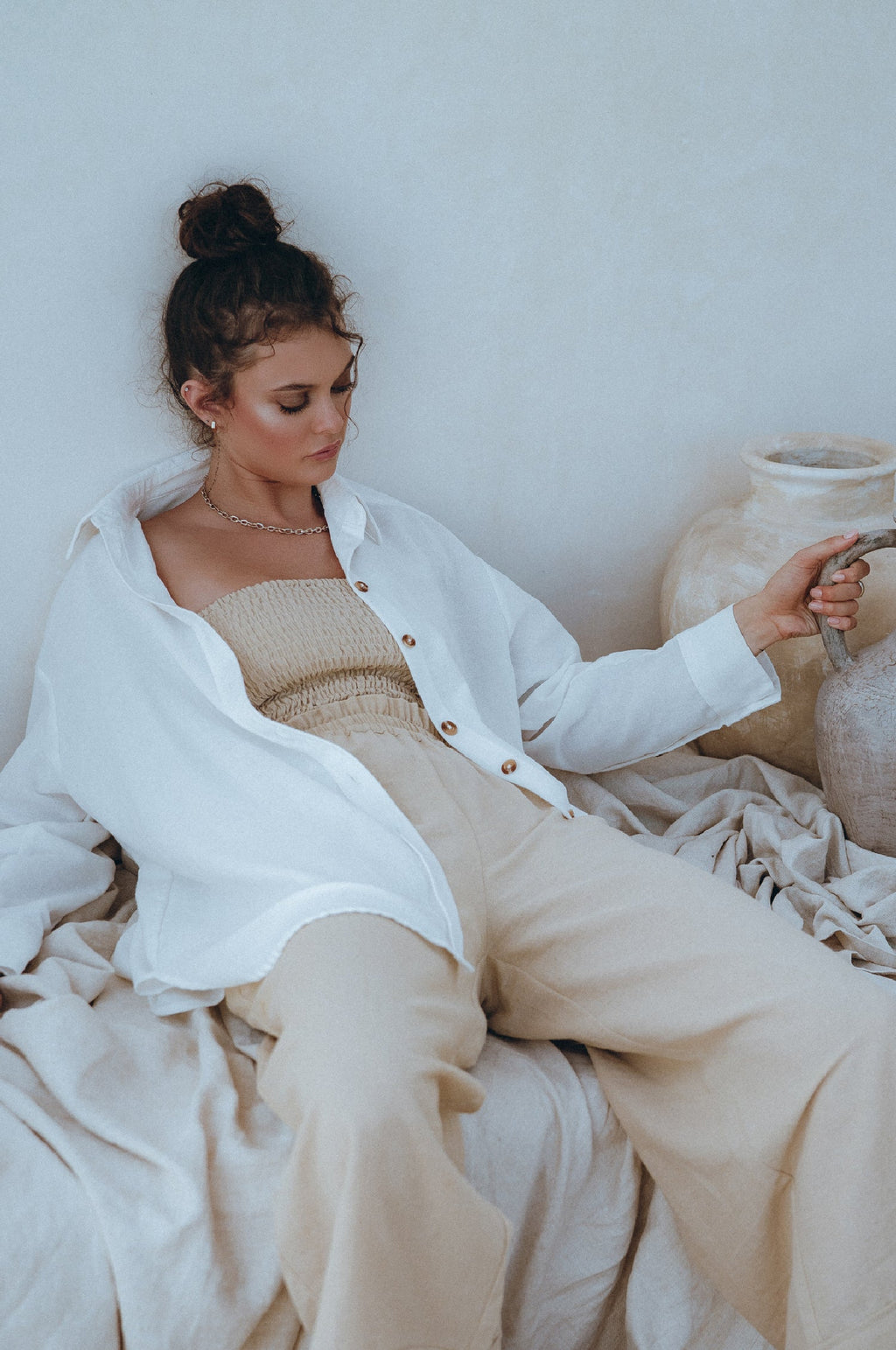 Romania Oversized Linen Shirt-3