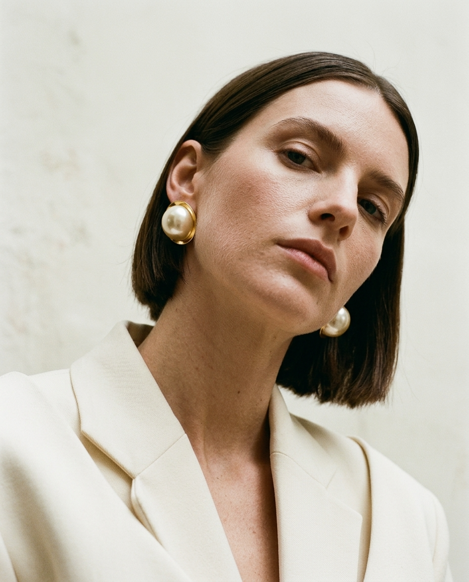 Bubble Pearl Studs-3