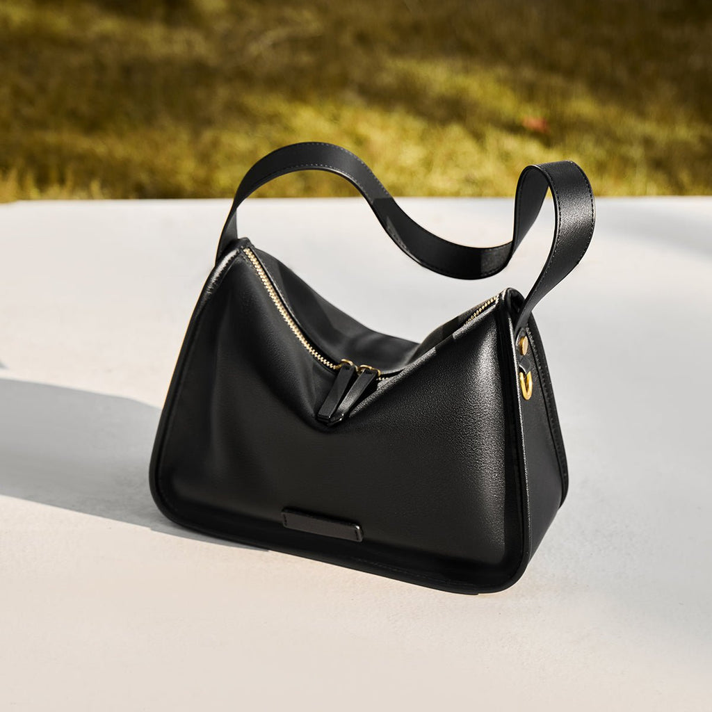 Classic Julie Leather Slouch Shoulder Bag-1