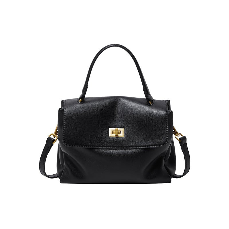 Elegant Leather Satchel Bag-0