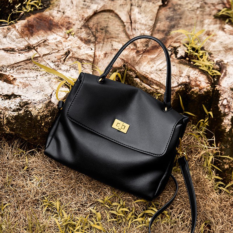 Elegant Leather Satchel Bag-1