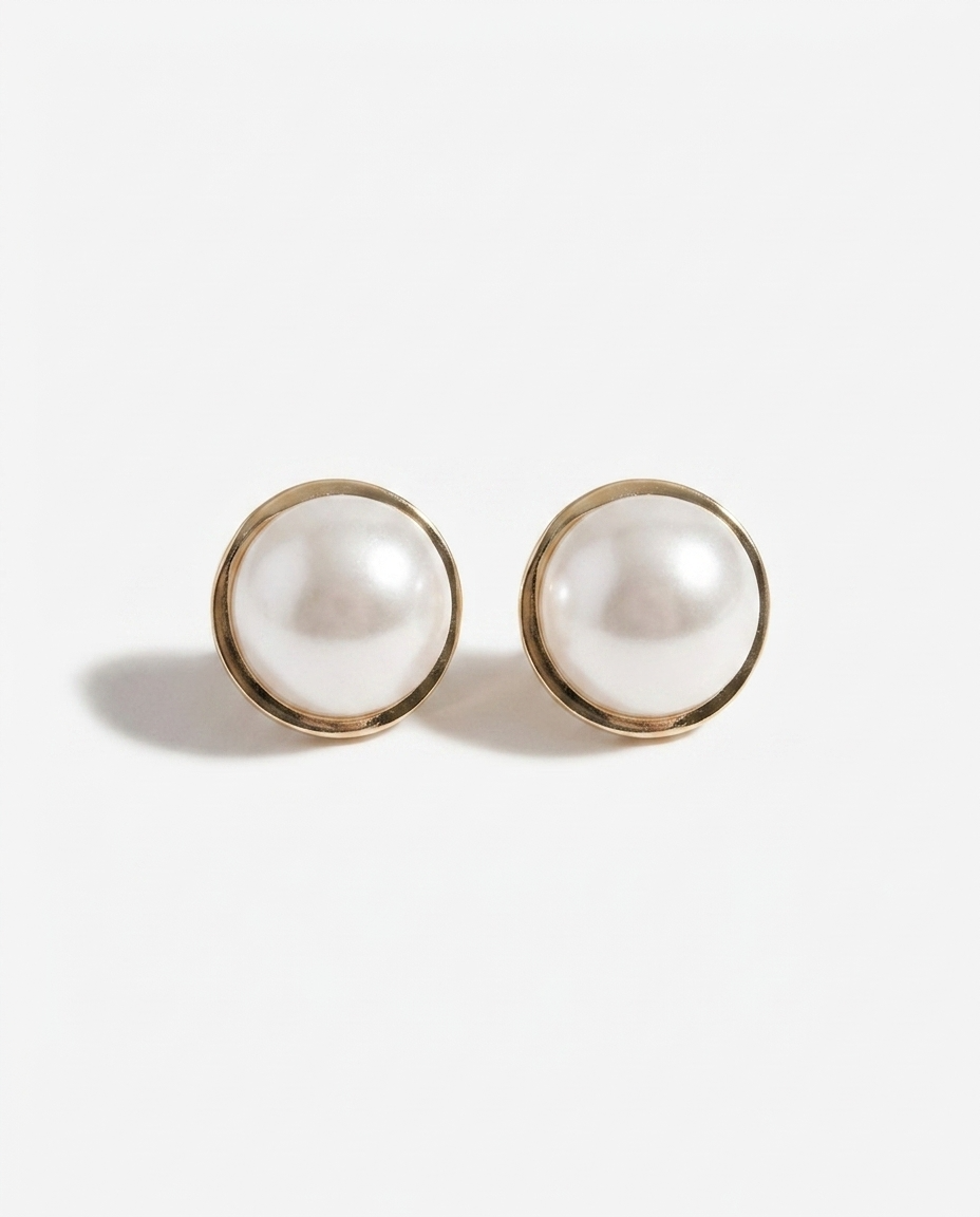 Bubble Pearl Studs-0