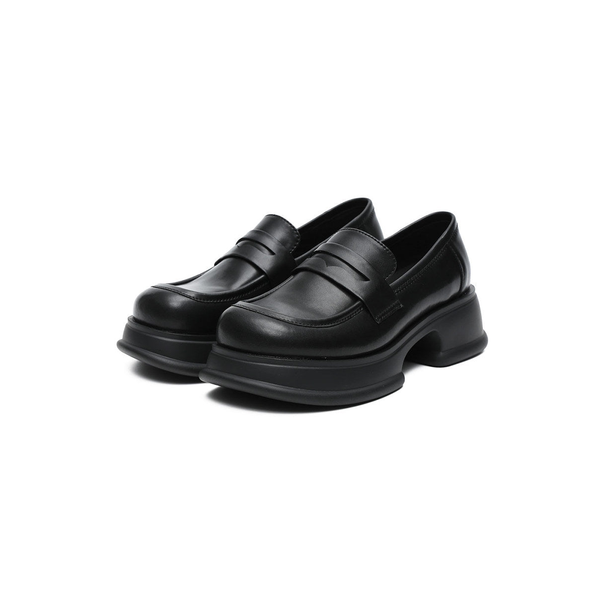 Women's Platform Penny Loafers-1