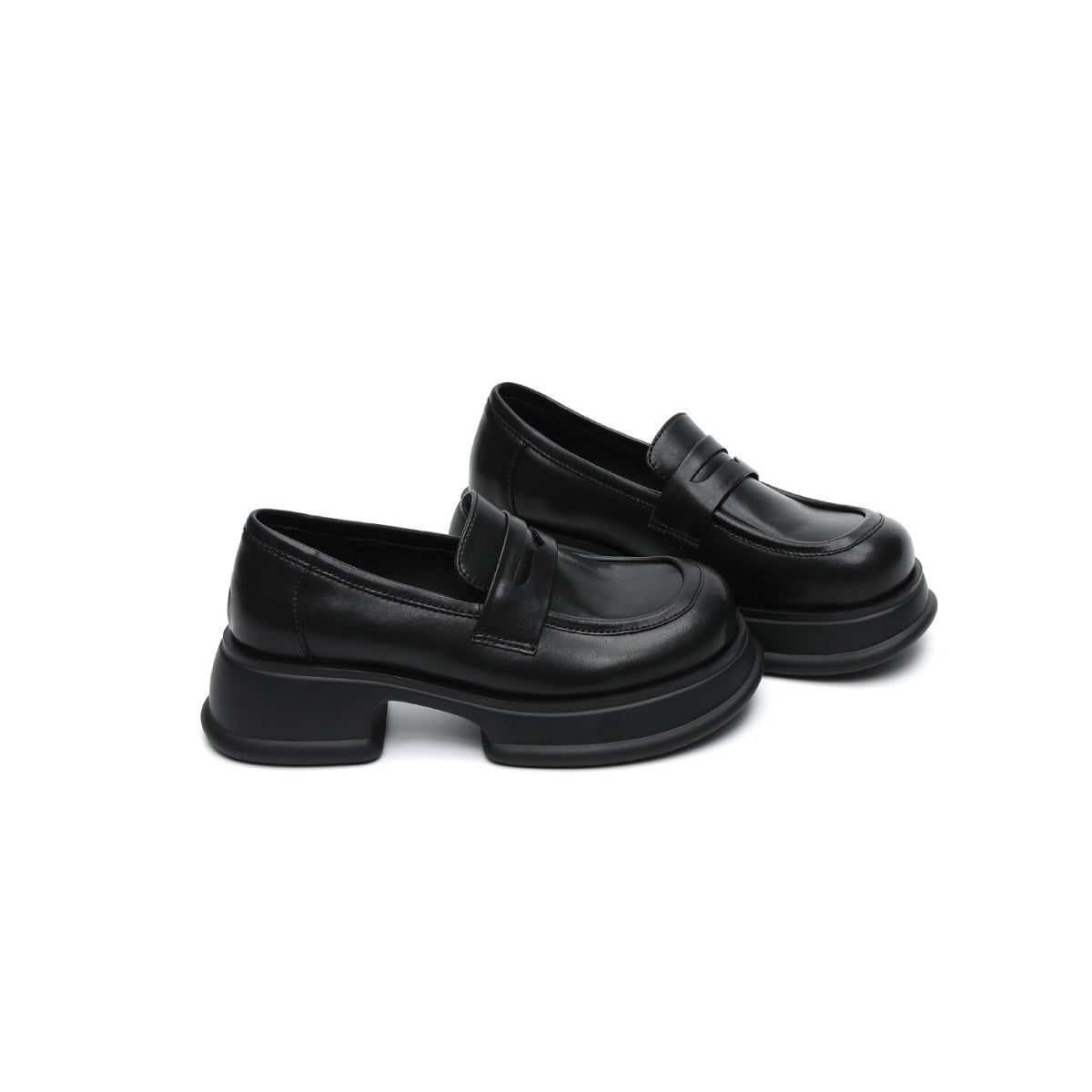 Women's Platform Penny Loafers-3