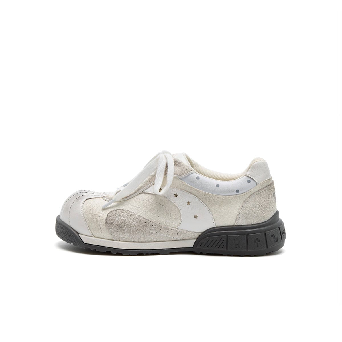 Women's Star Chunky Toe Platform Sneakers – Kawaii Suede Trainers-7
